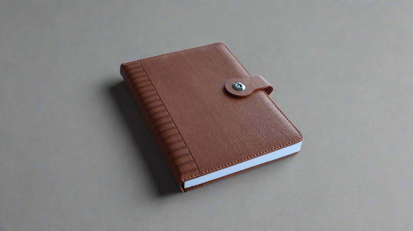MAPLE WOOD TAN A5/B5 HARDCOVER NOTEBOOK/DIARY