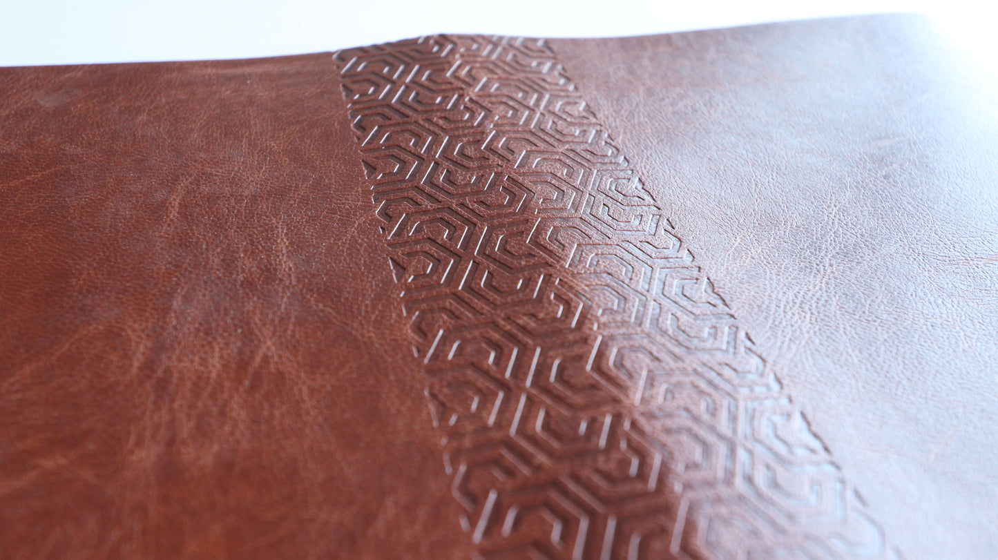 FILISTA BROWN A5 SOFT PU NOTEBOOK/DIARY