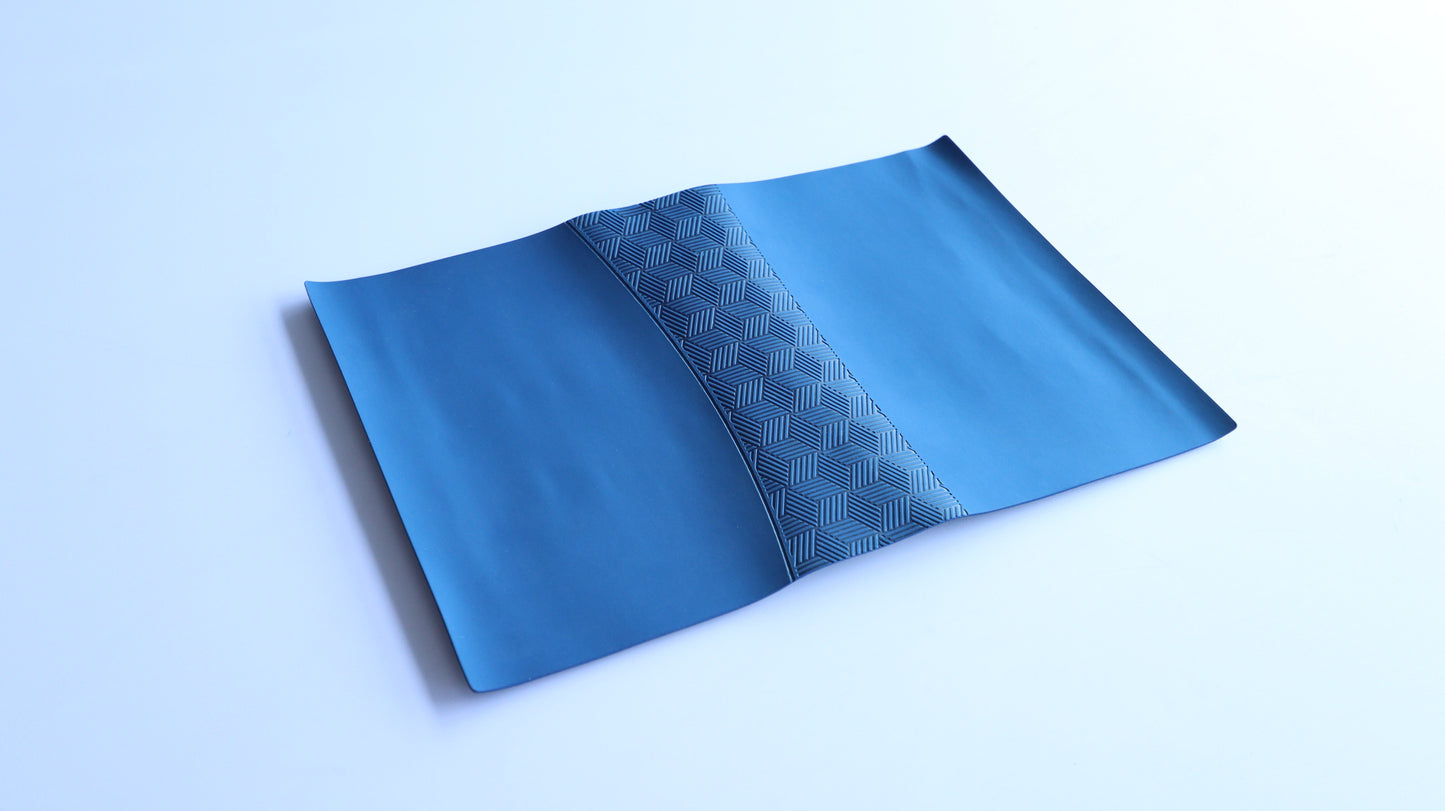 FILISTA BLUE A5 SOFT PU NOTEBOOK/DIARY