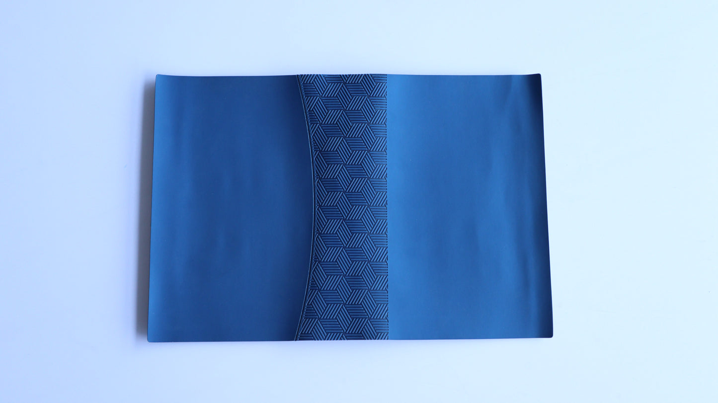 FILISTA BLUE A5 SOFT PU NOTEBOOK/DIARY