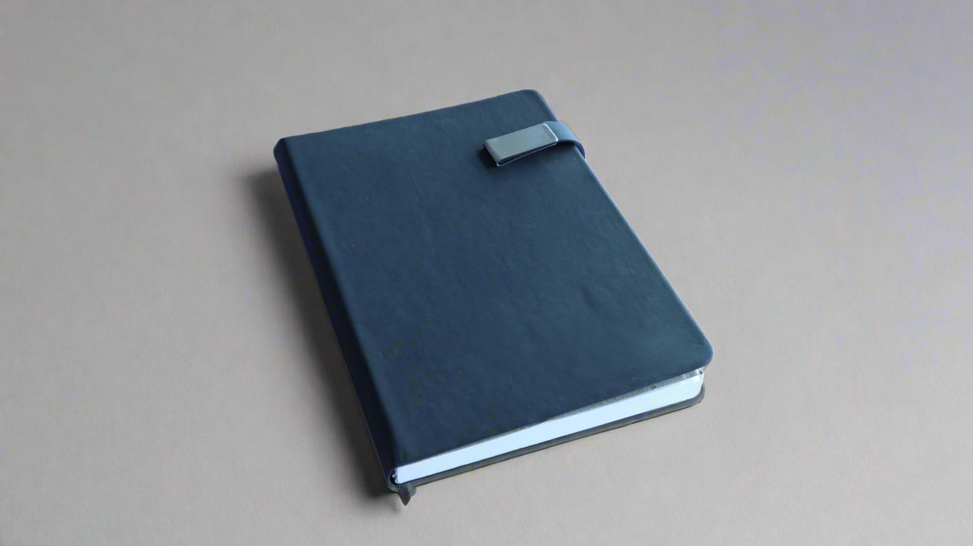 NOVA BLACK A5/B5 HARDCOVER NOTEBOOK/DIARY
