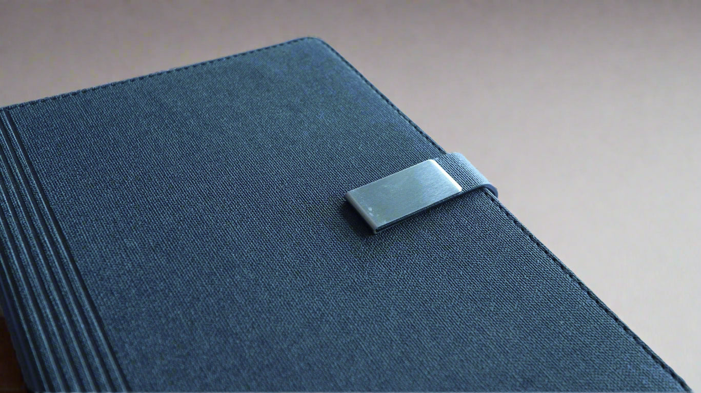 EON BLACK A5/B5 HARDCOVER NOTEBOOK/DIARY
