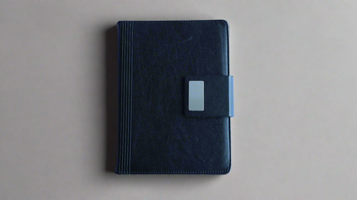 DENVER BLACK A5 HARDCOVER NOTEBOOK/DIARY