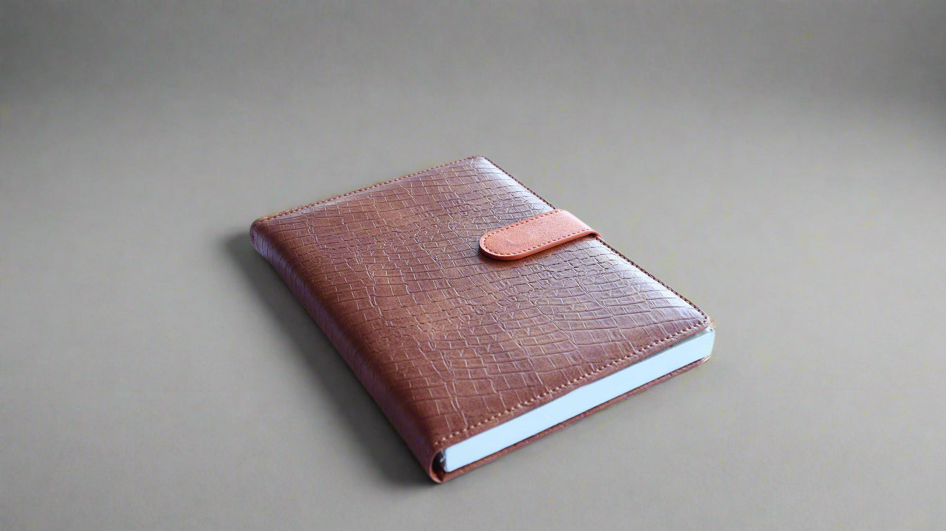 CARTA BROWN A5 HARDCOVER NOTEBOOK/DIARY
