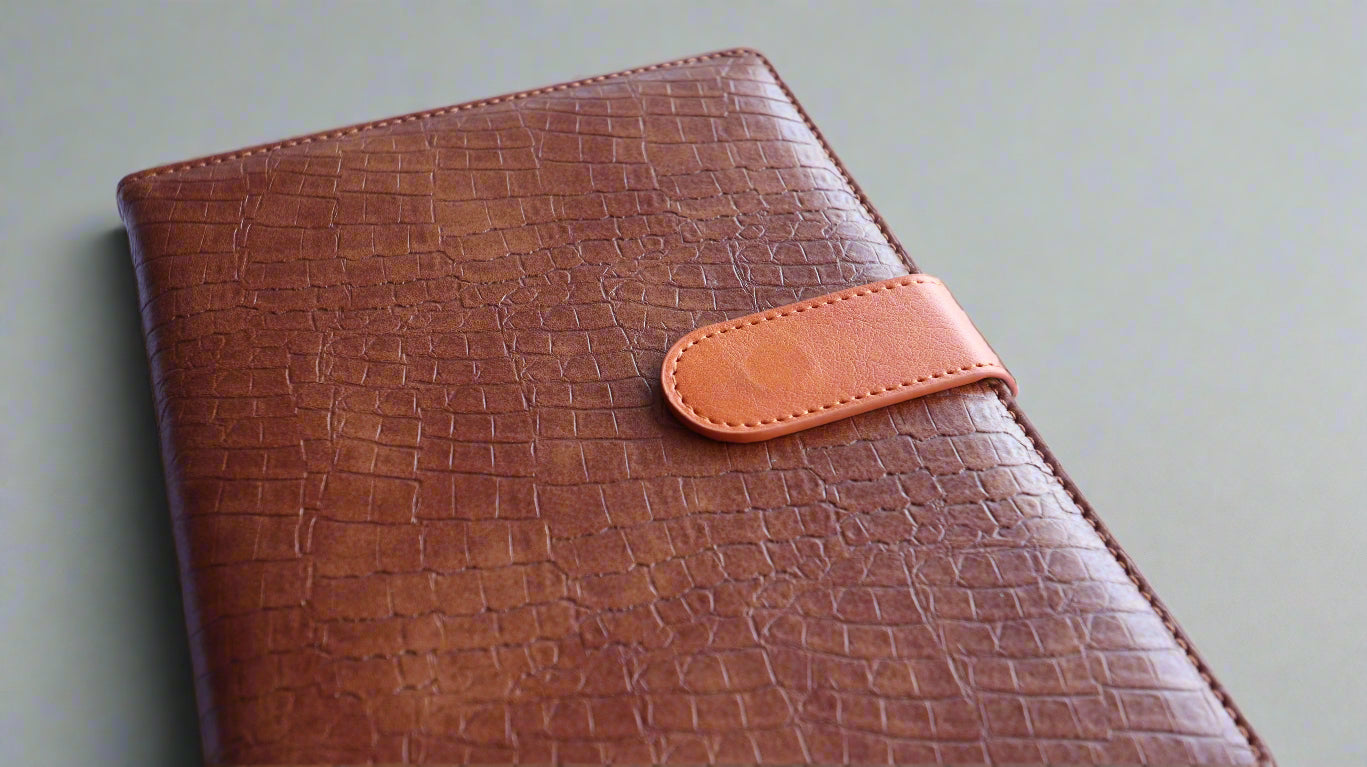 CARTA BROWN A5 HARDCOVER NOTEBOOK/DIARY