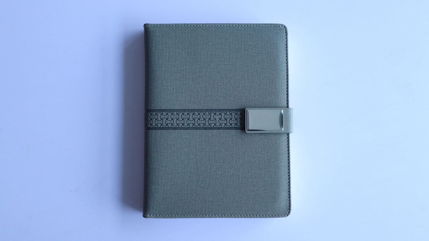 BLAZE GREY A5/B5 HARDCOVER NOTEBOOK/DIARY