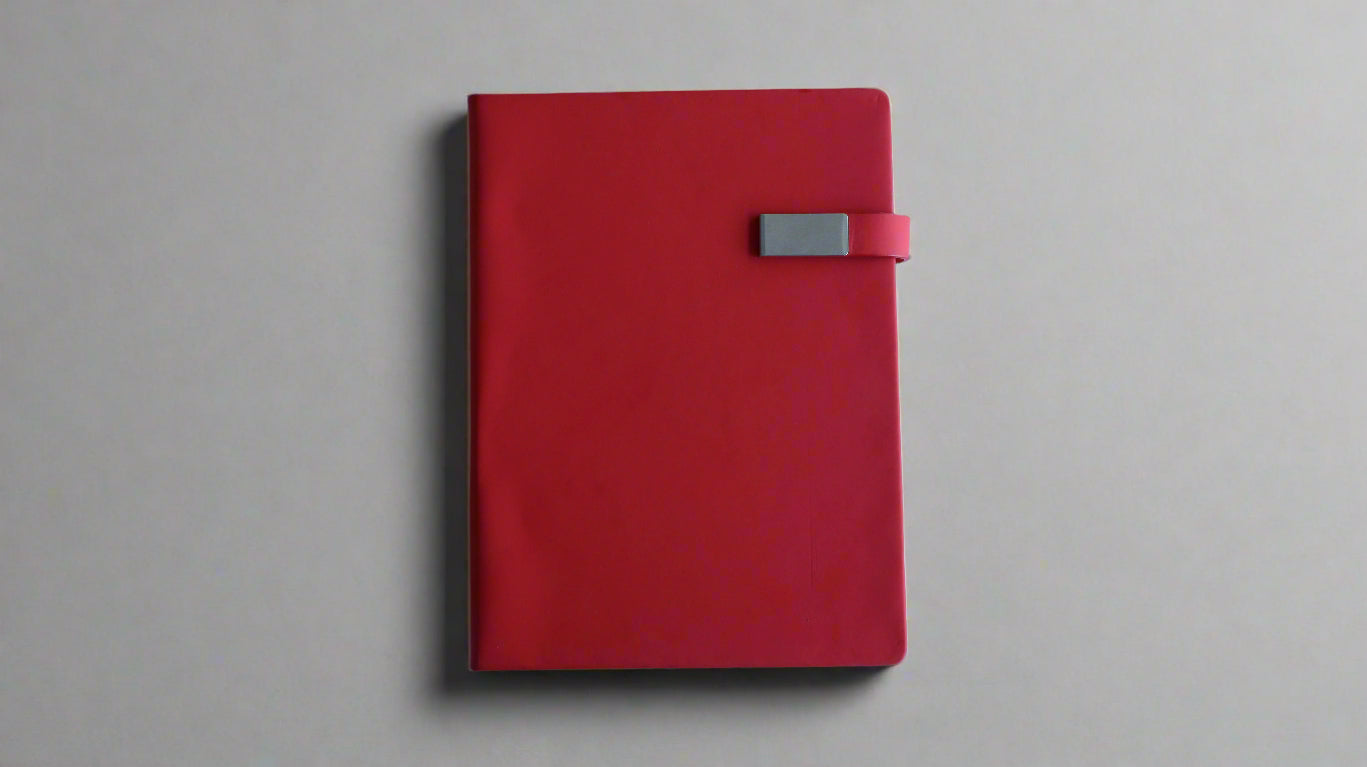NOVA RED A5/B5 HARDCOVER NOTEBOOK/DIARY