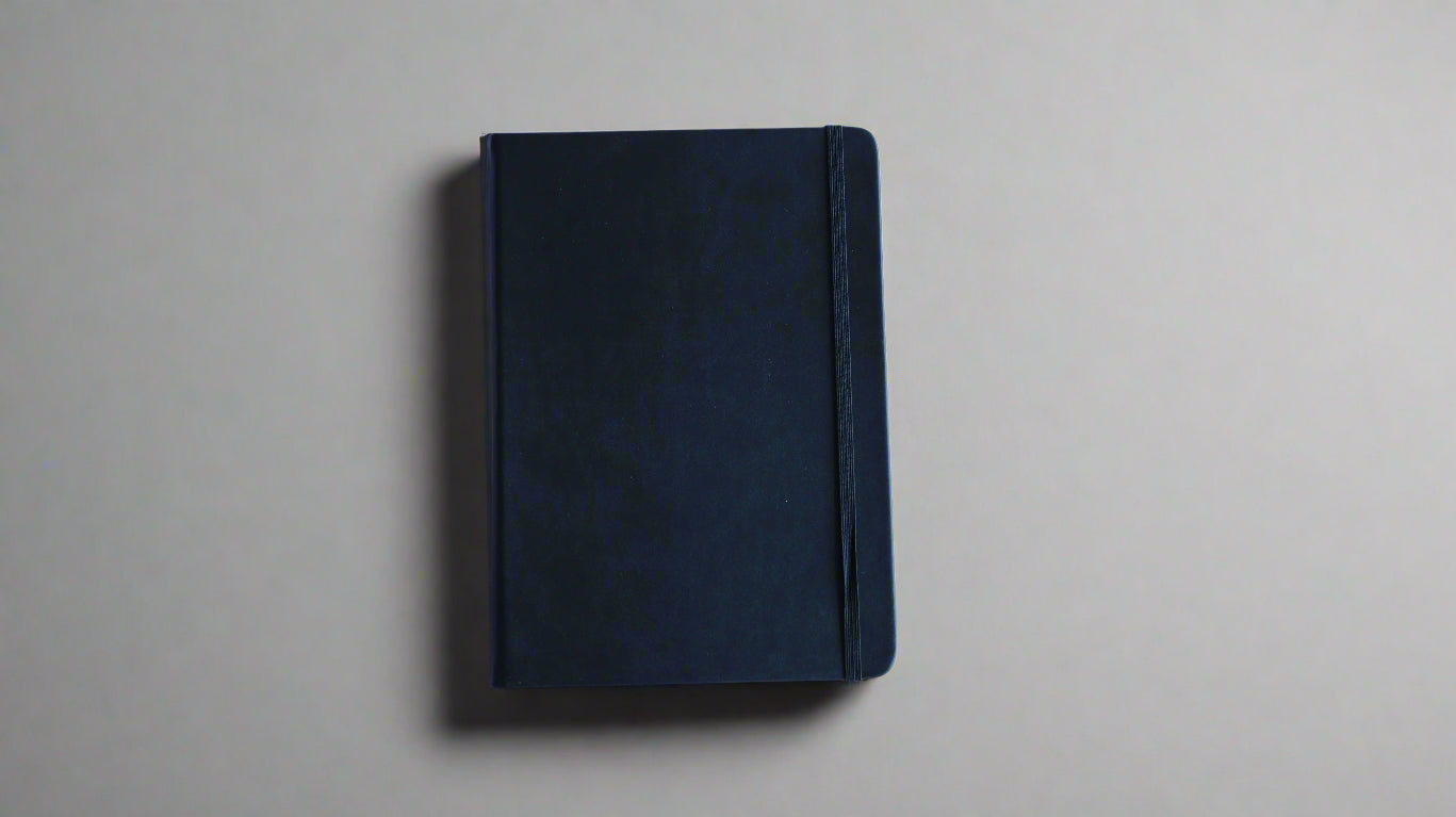 COSMO BLACK A5 HARD COVER NOTEBOOK/DAIRY