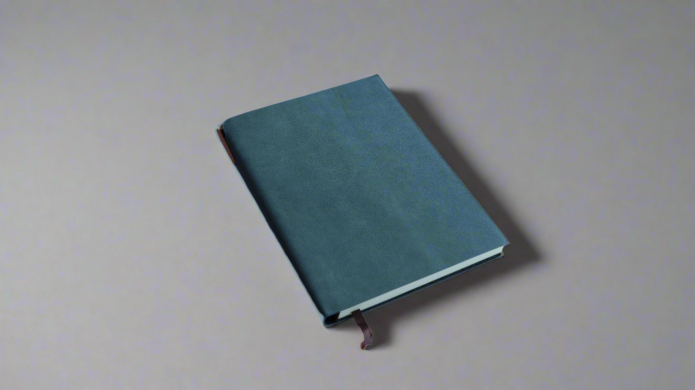 LIGHT GREY FEATHER A5 NOTEBOOK