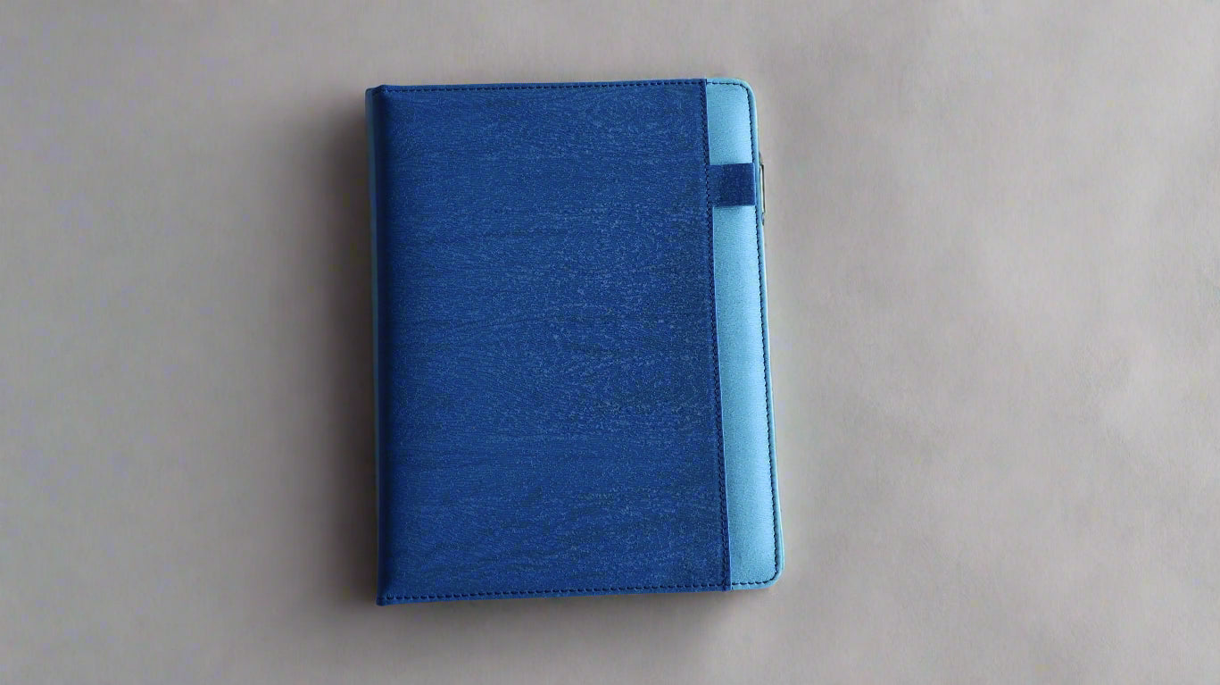 ROMA BLUE A5/B5 HARDCOVER NOTEBOOK/DIARY
