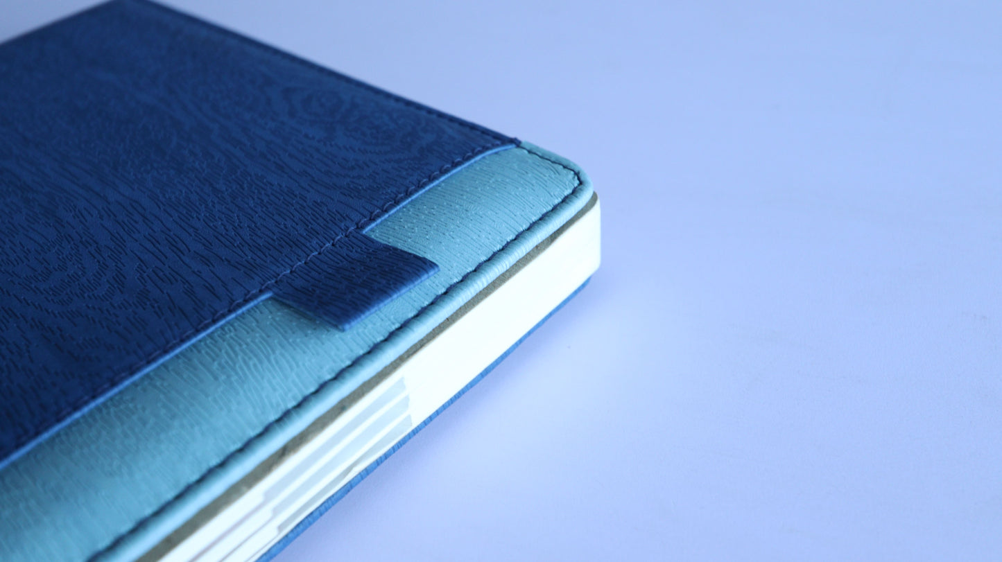 ROMA BLUE A5/B5 HARDCOVER NOTEBOOK/DIARY