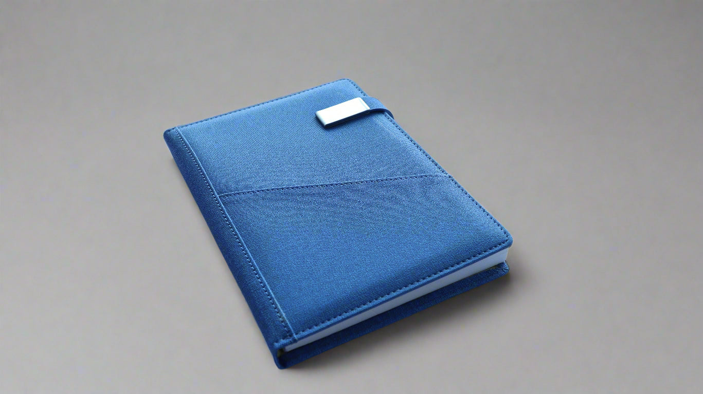 INFINITY BLUE A5 HARDCOVER NOTEBOOK/DIARY