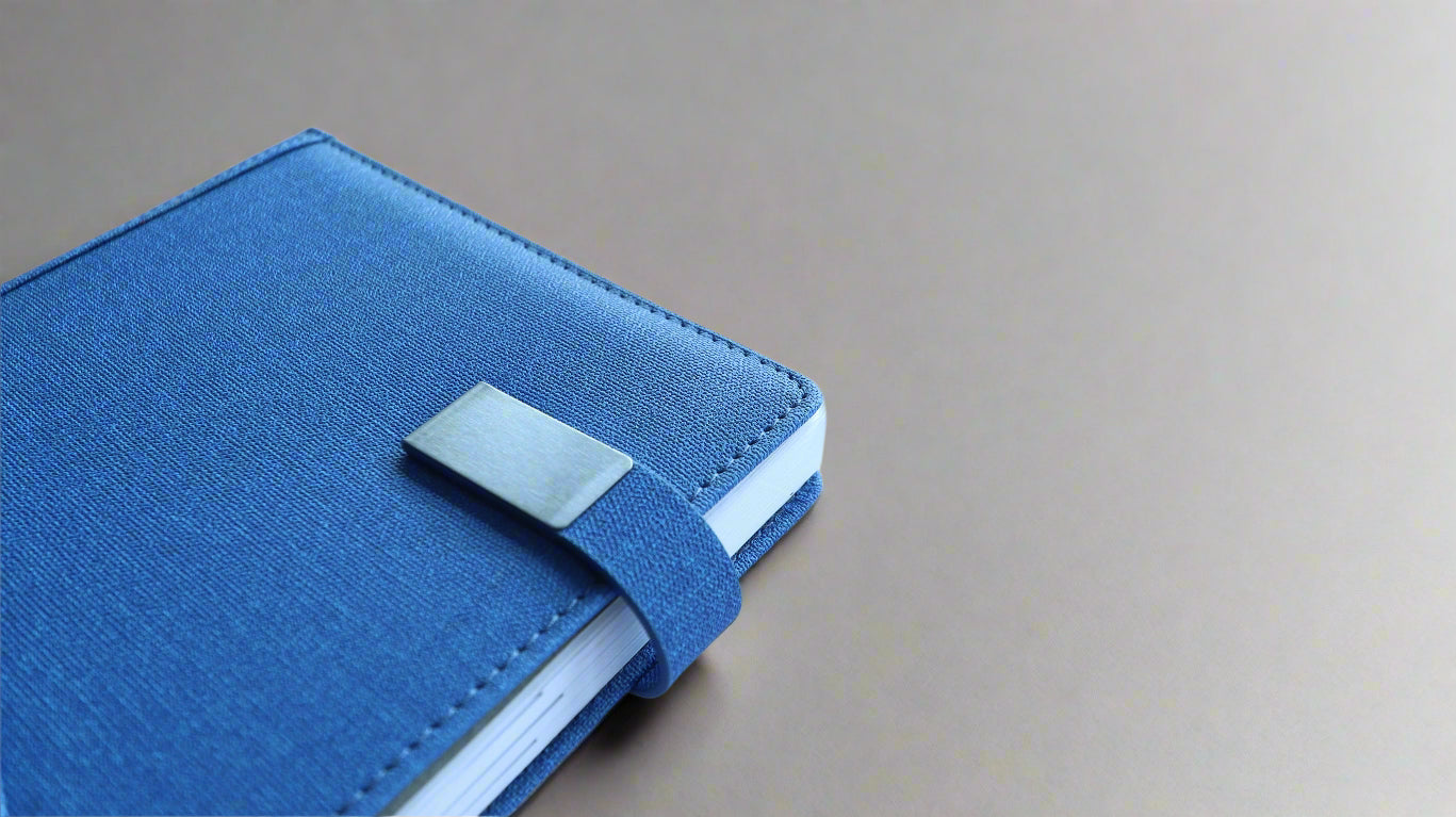 INFINITY BLUE A5 HARDCOVER NOTEBOOK/DIARY