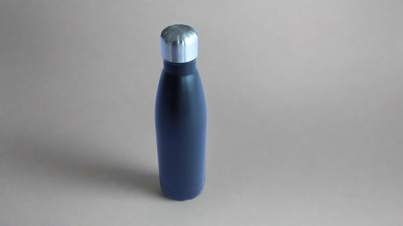 COLA SHAPE BLACK SPORTS BOTTLE 500ML