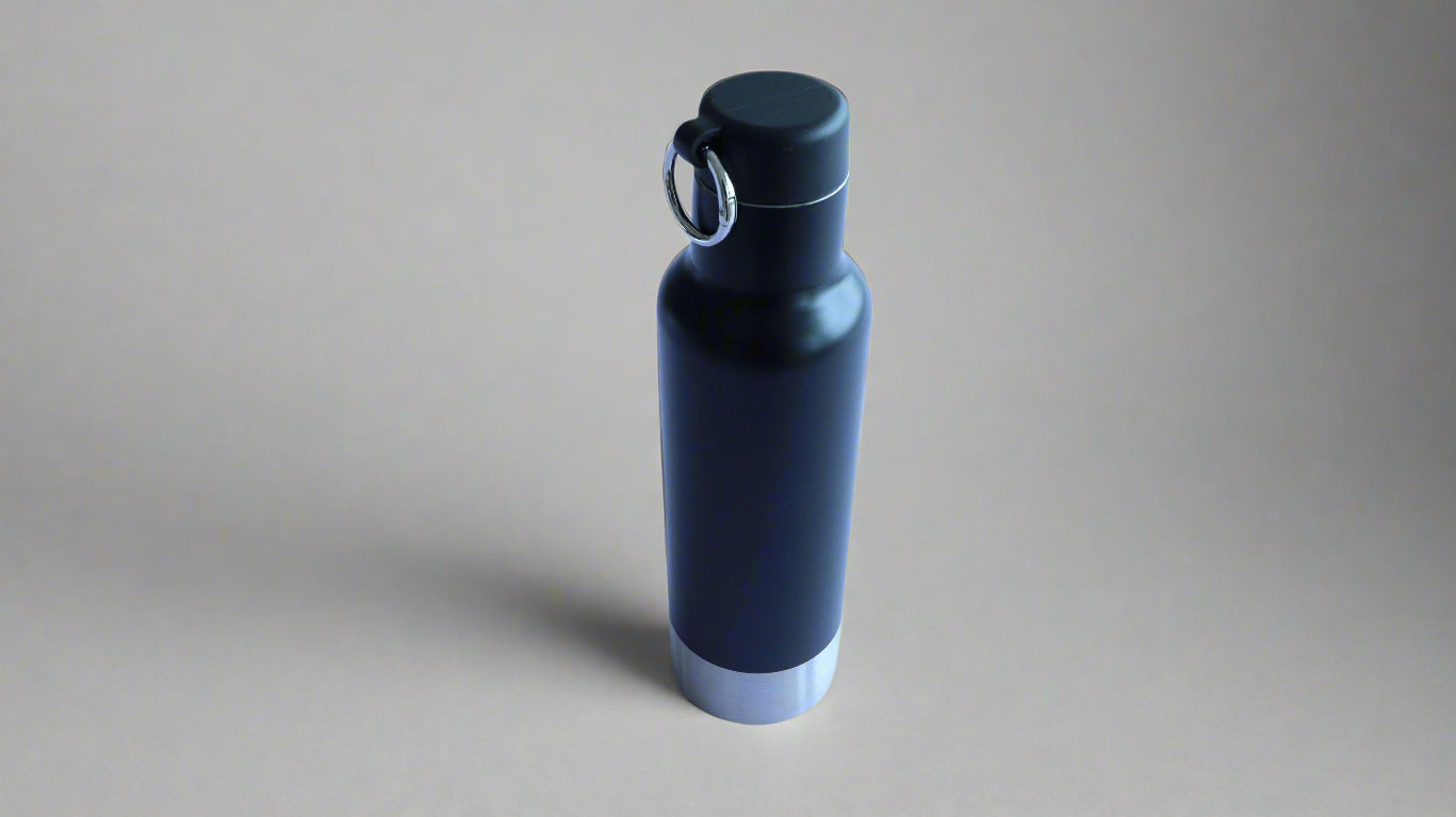 SPL 23-01 SPORTS BLACK WATER BOTTLE/FLASK 500ML (AMERICAN STYLE)