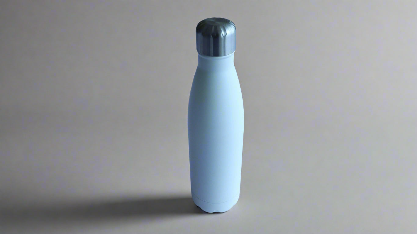 COLA SHAPE WHITE SPORTS BOTTLE 500ML SPL 23-12