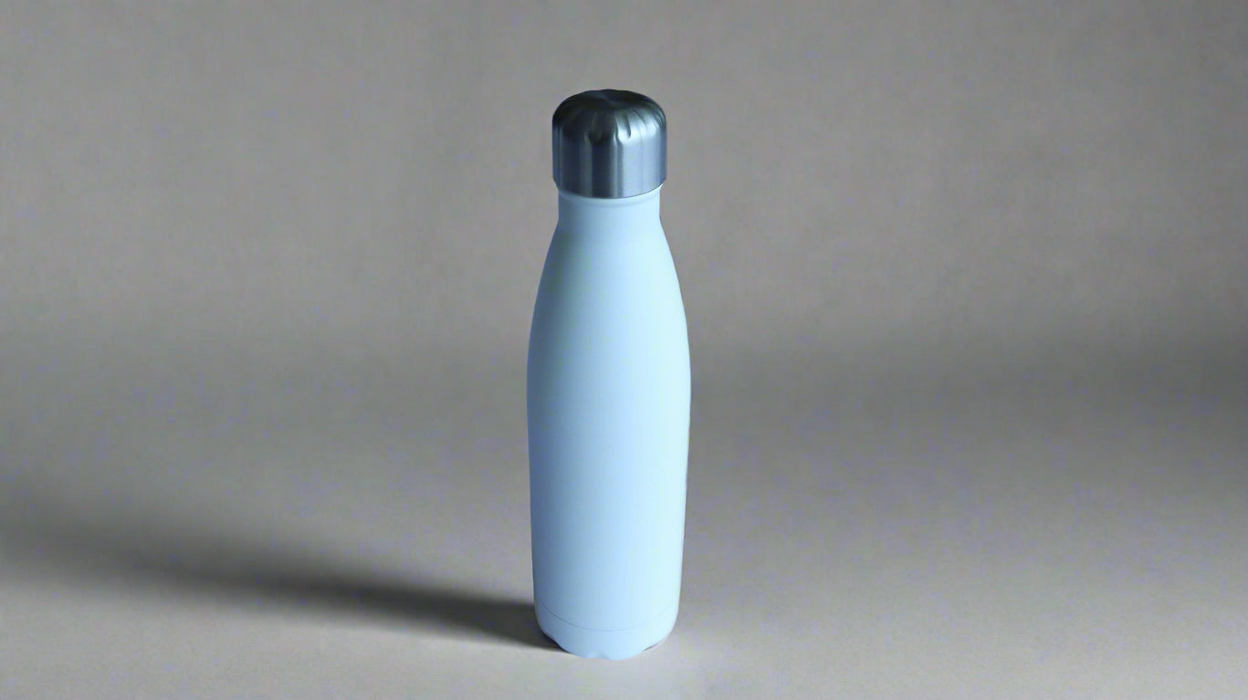 COLA SHAPE WHITE SPORTS BOTTLE 500ML SPL 23-12
