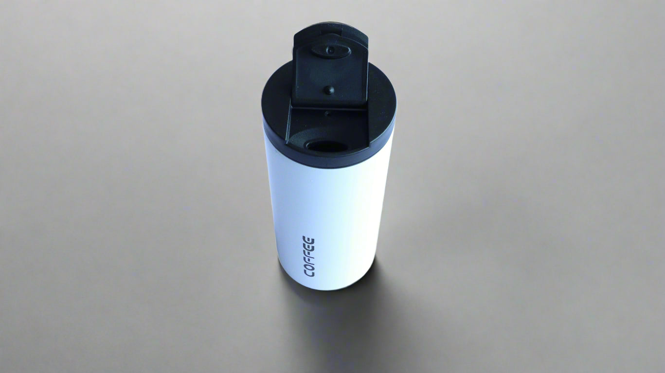 LONG BODY COFFEE TUMBLERS - WHITE 350ML