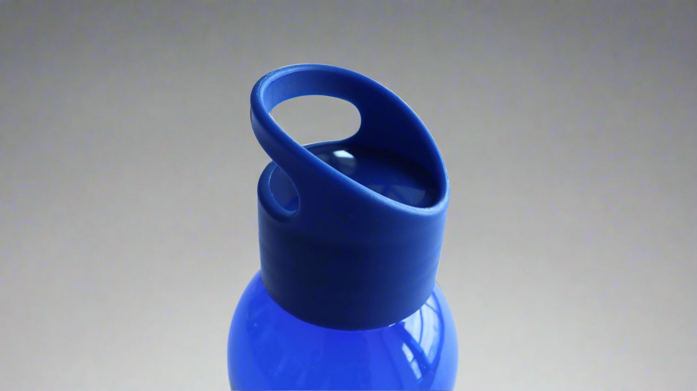 BPA FREE BLUE PLASTIC SPORTS BOTTLE 650ML