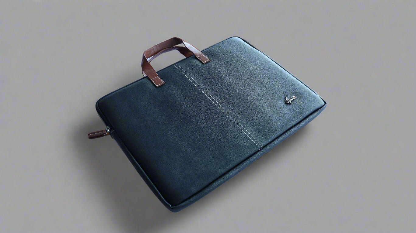 SLIM AND SLEEK BLACK LAPTOP BAG