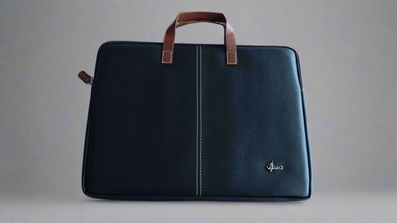 SLIM AND SLEEK BLACK LAPTOP BAG