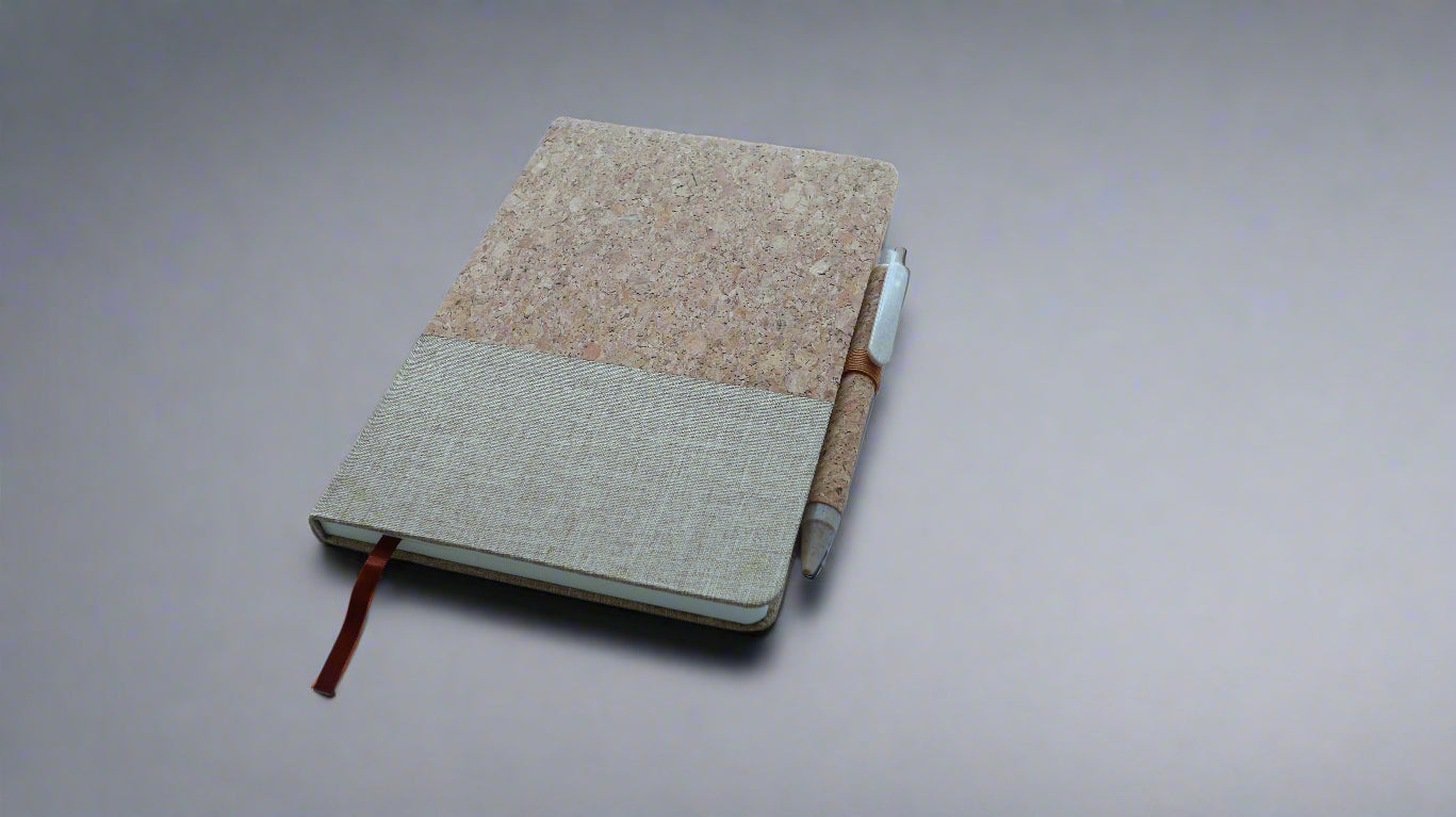 DUO 2PC SET (NOTEBOOK + ECO-PEN) BEIGE