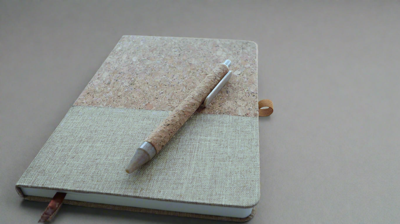 DUO 2PC SET (NOTEBOOK + ECO-PEN) BEIGE