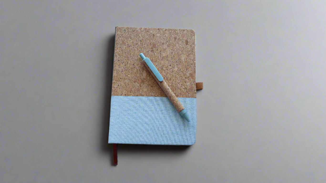 DUO 2PC SET (NOTEBOOK + ECO-PEN) BLUE