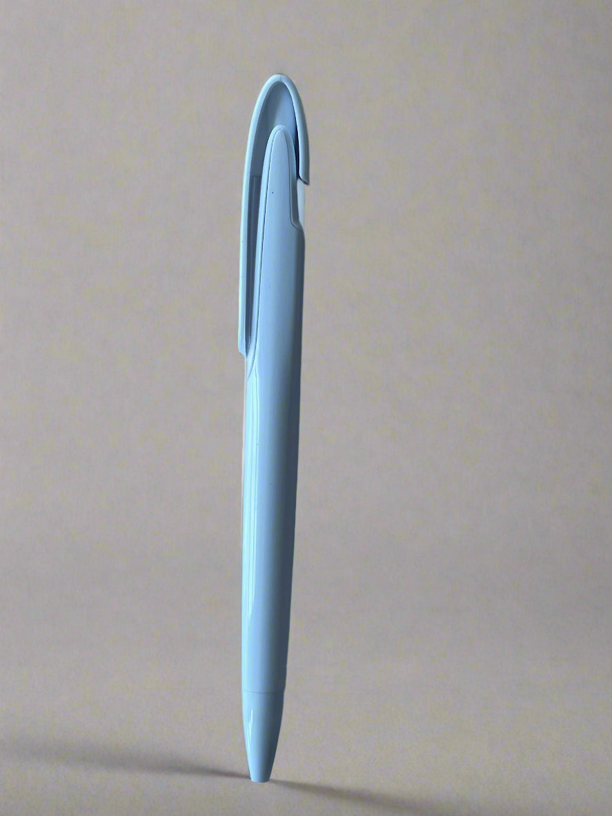 PLASTIC PRESS PENS WHITE (SPP010)