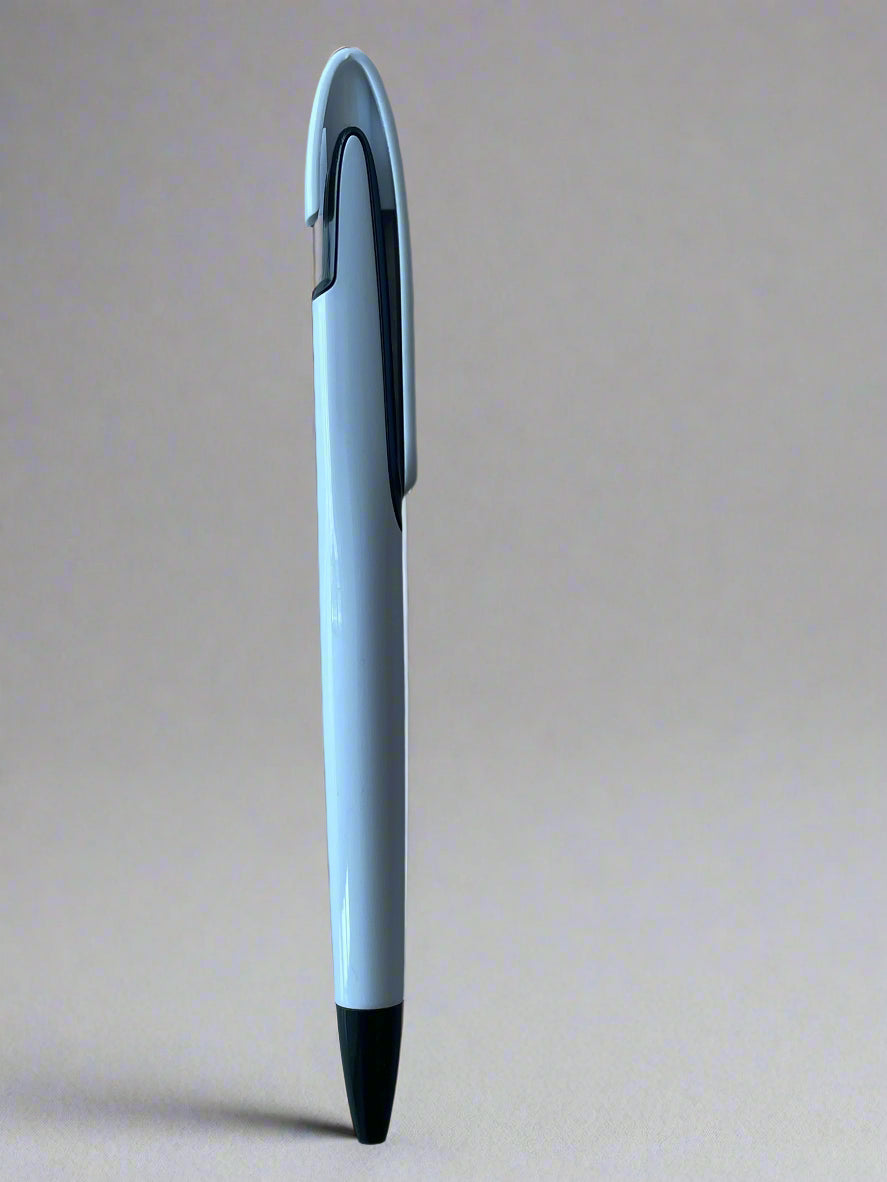 PLASTIC PRESS PENS WHITE (SPP010)