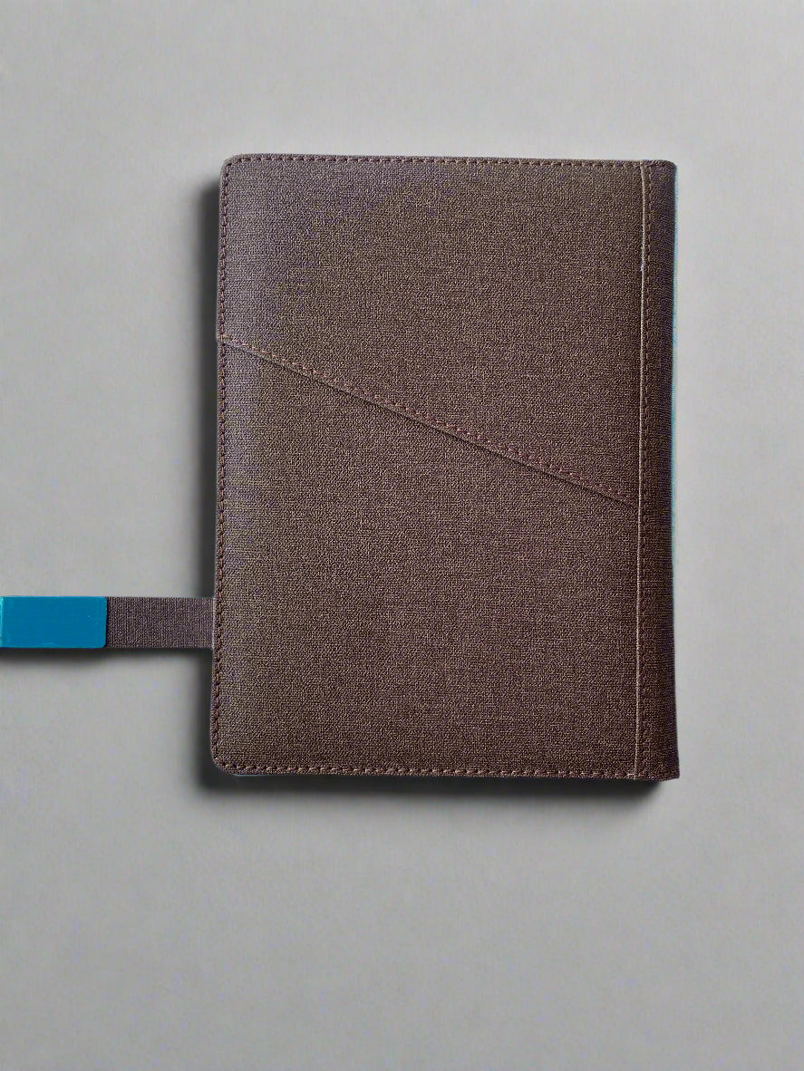 INFINITY BROWN A5 HARDCOVER NOTEBOOK/DIARY