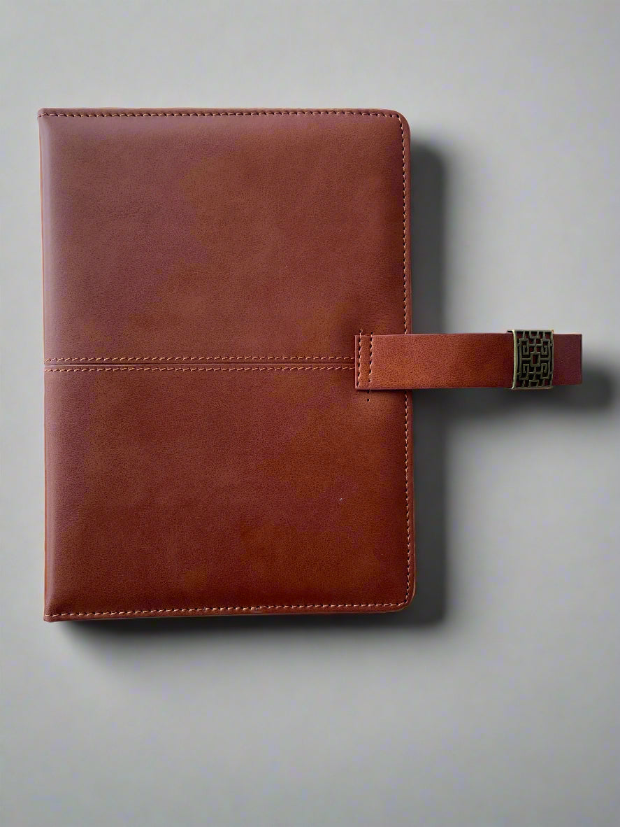 MAZE TAN HARDCOVER NOTEBOOK/DIARY A5/B5