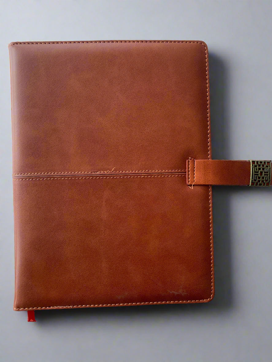 MAZE TAN HARDCOVER NOTEBOOK/DIARY A5/B5