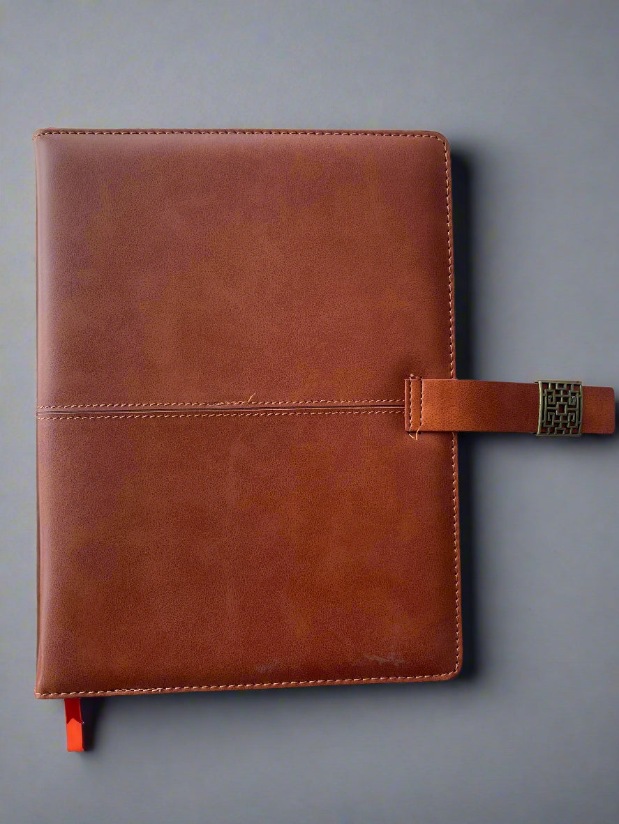 MAZE TAN HARDCOVER NOTEBOOK/DIARY A5/B5