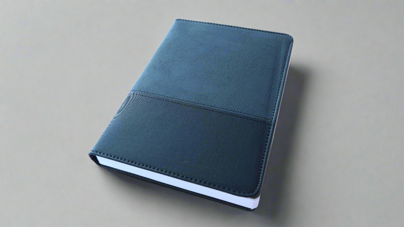 A5/B5 GRAPHIX BLACK PU COVER NOTEBOOK/DIARY