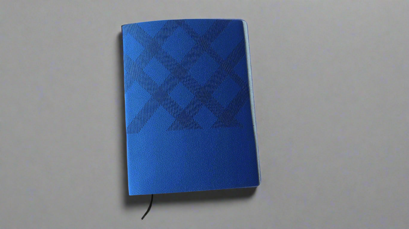 A5 COSMOS PALM BLUE PU COVER NOTEBOOK/DIARY