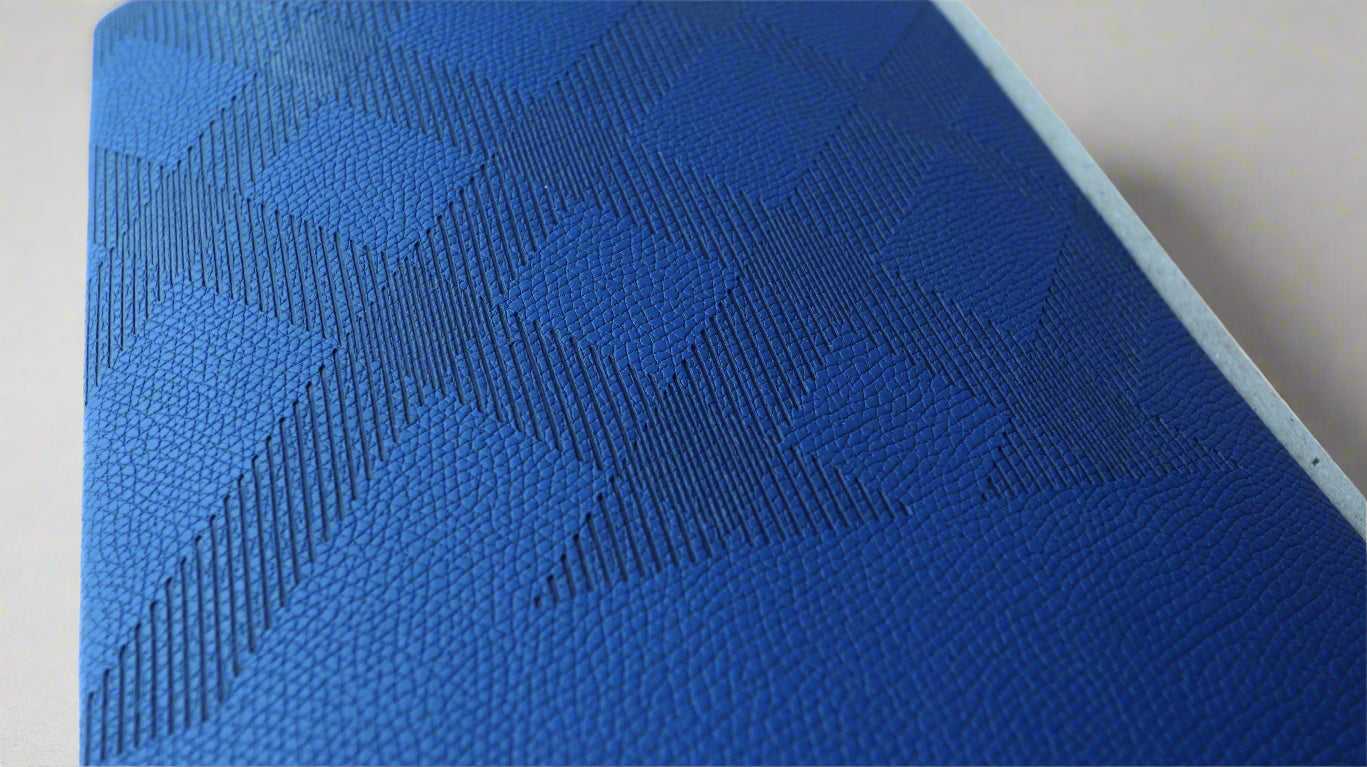 A5 COSMOS PALM BLUE PU COVER NOTEBOOK/DIARY