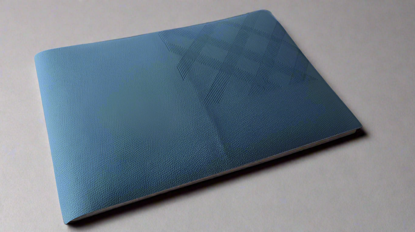 A5 COSMOS PALM GREY PU COVER NOTEBOOK/DIARY