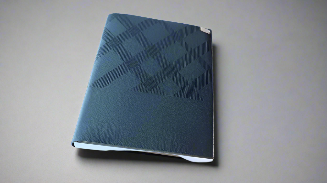 A5 COSMOS PALM GREY PU COVER NOTEBOOK/DIARY