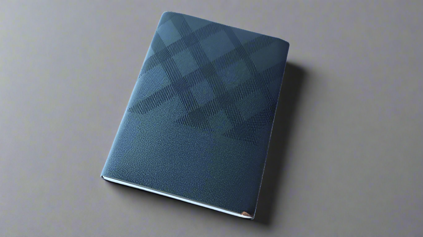 A5 COSMOS PALM GREY PU COVER NOTEBOOK/DIARY