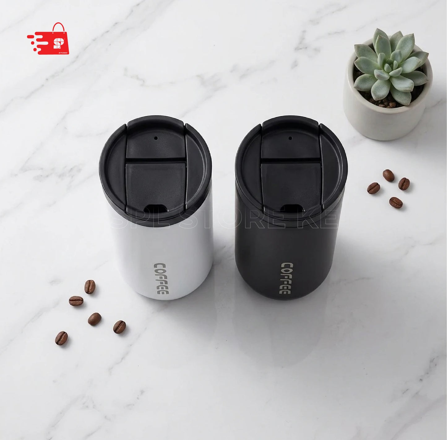 Urban Series Insulated Coffee Mug / "COFFEE" Matte Tumbler