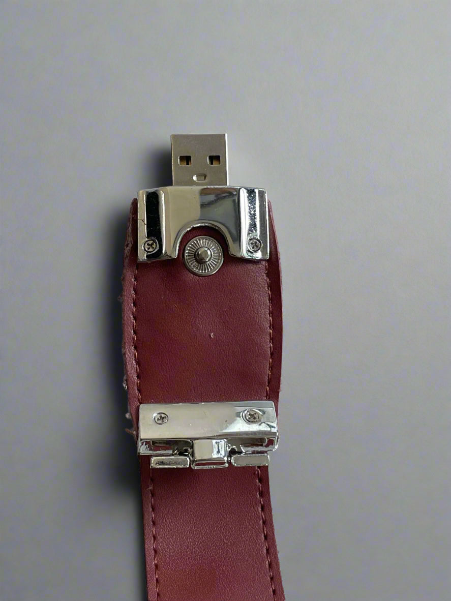 BROWN LEATHER FLASH DISK 16GB