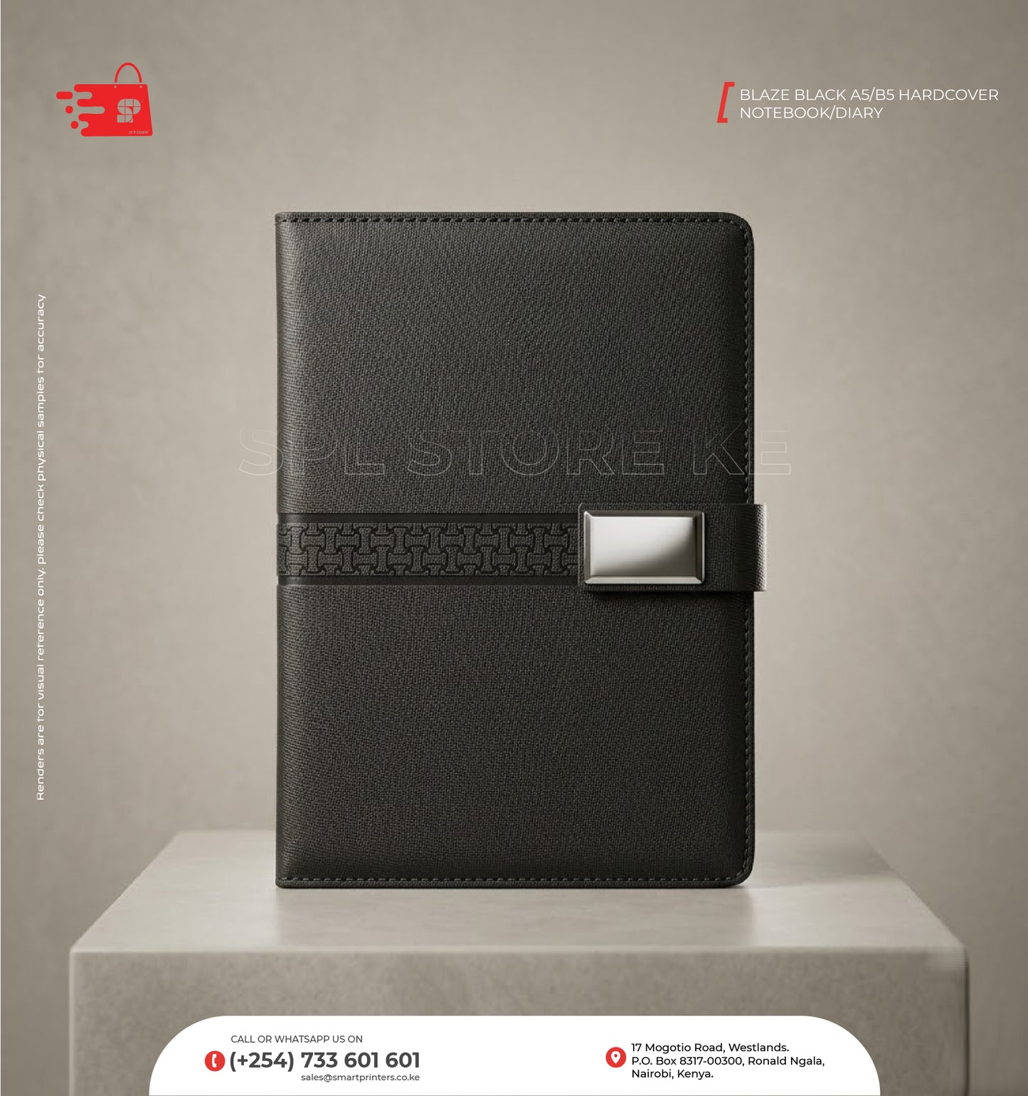BLAZE A5/B5 HARDCOVER NOTEBOOK/DIARY