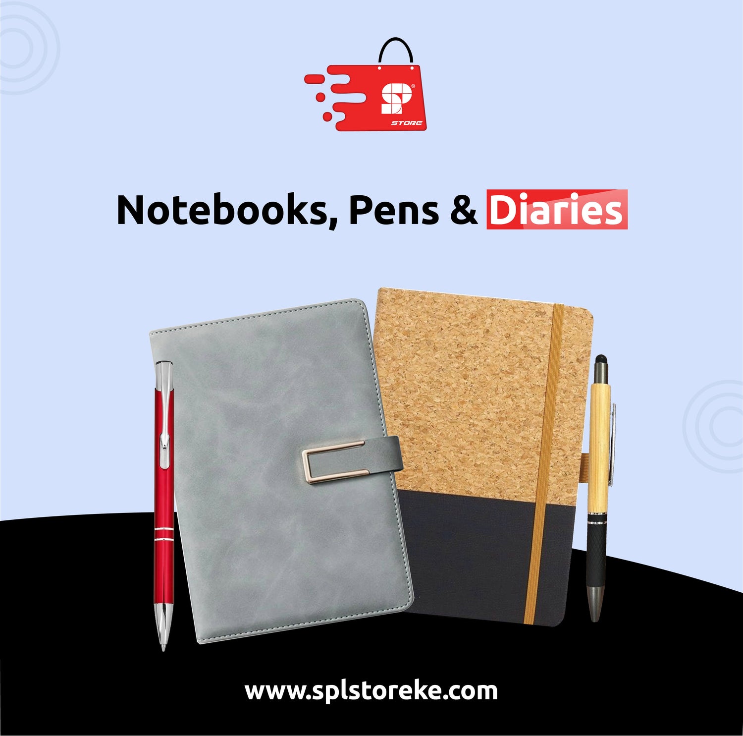 Notebooks, Pens & Diaries