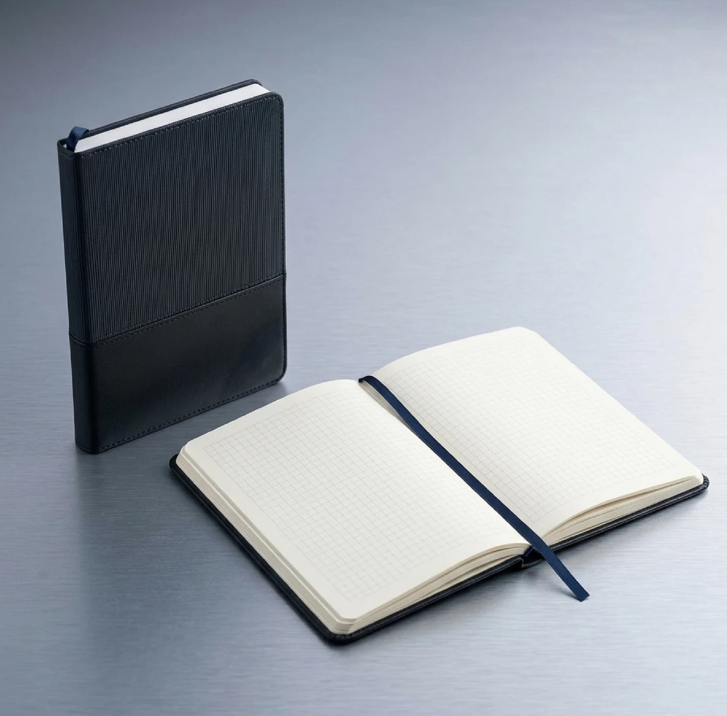 A5/B5 GRAPHIX BLACK PU COVER NOTEBOOK/DIARY