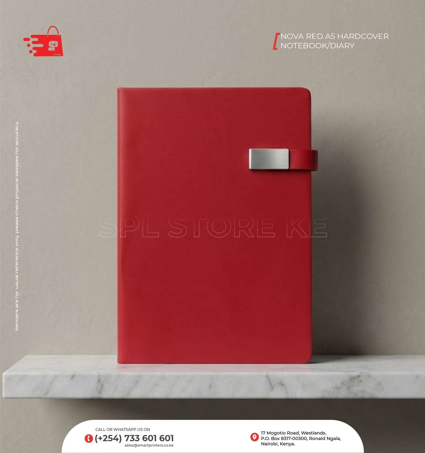 NOVA  A5/B5 HARDCOVER NOTEBOOK/DIARY