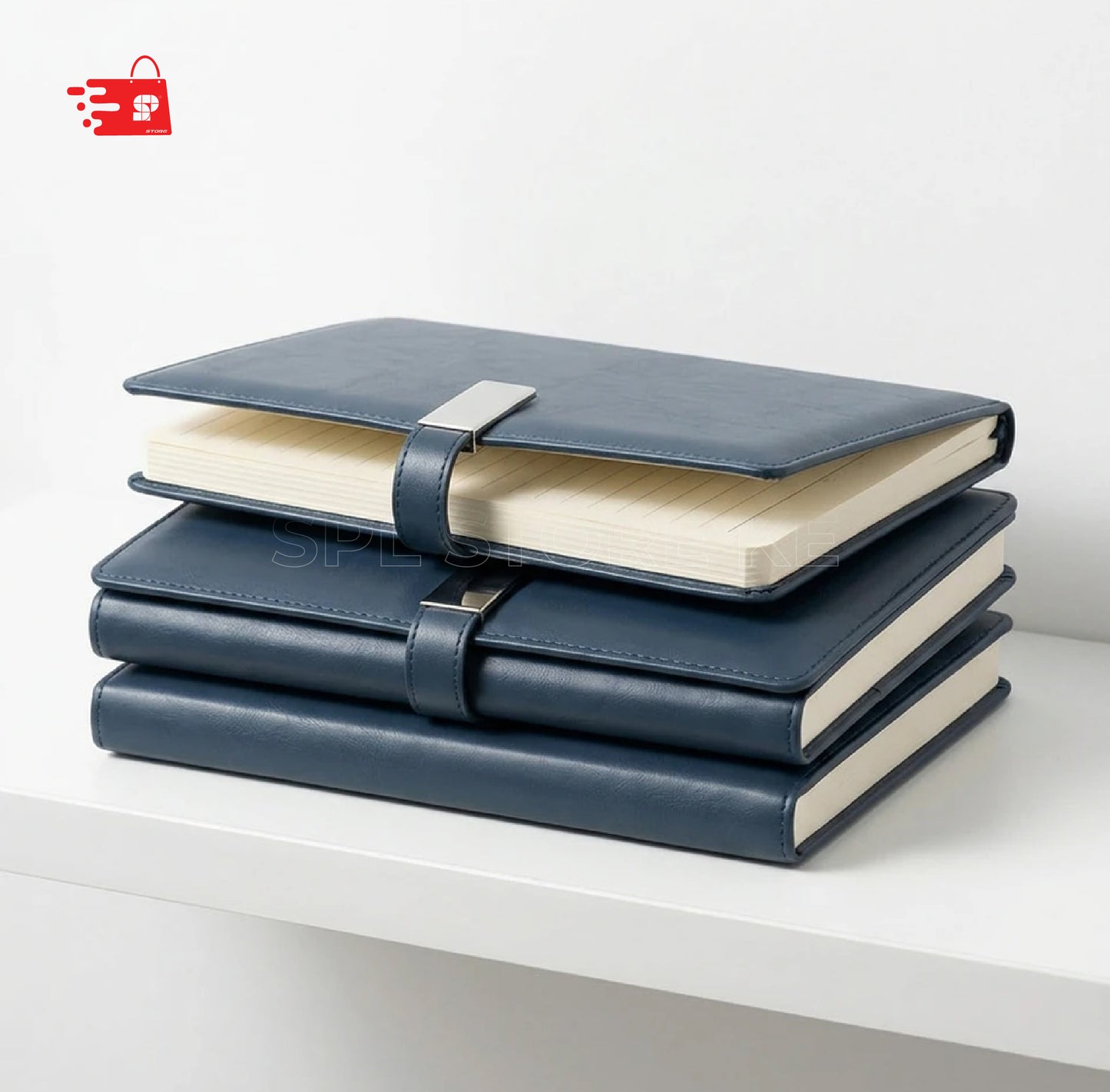 PLUSH BLUE A5/B5 HARDCOVER NOTEBOOK/DIARY