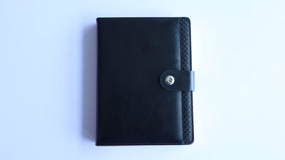 ELLY BLACK B5 HARDCOVER NOTEBOOK/DIARY