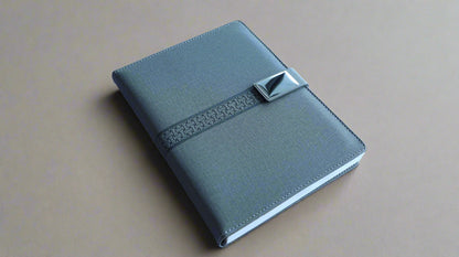 BLAZE GREY A5/B5 HARDCOVER NOTEBOOK/DIARY