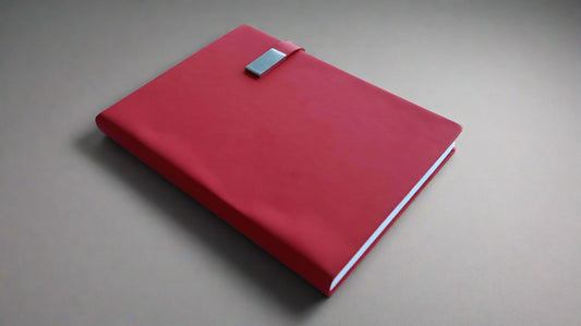 NOVA RED A5/B5 HARDCOVER NOTEBOOK/DIARY